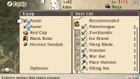Equipment ranks only affect Physical Attack for weapons and Physical Defense for armours–not Magic Attack and Magic Defense.