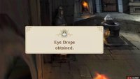 Eye Drops are used to cure Blind, which is an annoying status condition that causes your attacks to miss more often than not.