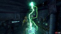 Push the central pedestal here to charge up the sphere on it