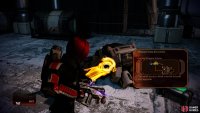 After the fight, search a downed mech to score a Heavy Weapon Ammo research project.