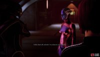 If your taste for violence isn’t sated yet, you can beat up a turian aggressively pursuing a dancer,