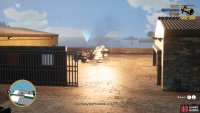 then use the rocket launcher to destroy the cars. 