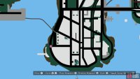 Head to the pink square on the map to find the car holding the evidence 