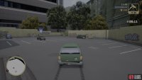 to find the Stinger parked behind the building. 