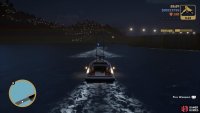 and race after the speed boat and continue shooting it.