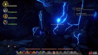 Once you have the weapon, interact with the barrier to break it.