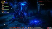 Example of blue surface area where a stalagmite is amount to be spawned. You should avoid these at all times.