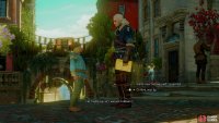 When you approach The Gran Palace signpost a messenger boy will deliver a letter. Pay him 5 Crowns to prove you possess the virtue of generosity.
