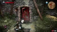 knock down a wooden door,