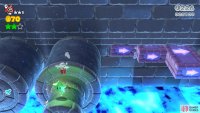 The third Green Star is found on the round platforms close to the end