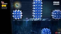 The Stamp is in the first room with spiked blocks