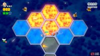 The third Green Star will be above some lava