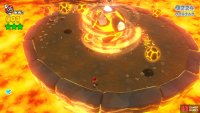 The lava rocks shot out by Boss Brolder are completely random