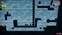 Wall jump to reach the ledge with the third Green Star