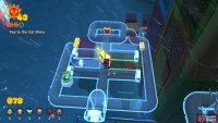 The Tanooki Suit helps immensely in bringing the key back to the cage