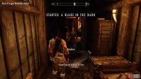 Wait for Delphine in the side room. She’ll soon present you with the Horn of Jurgen Windcaller.
